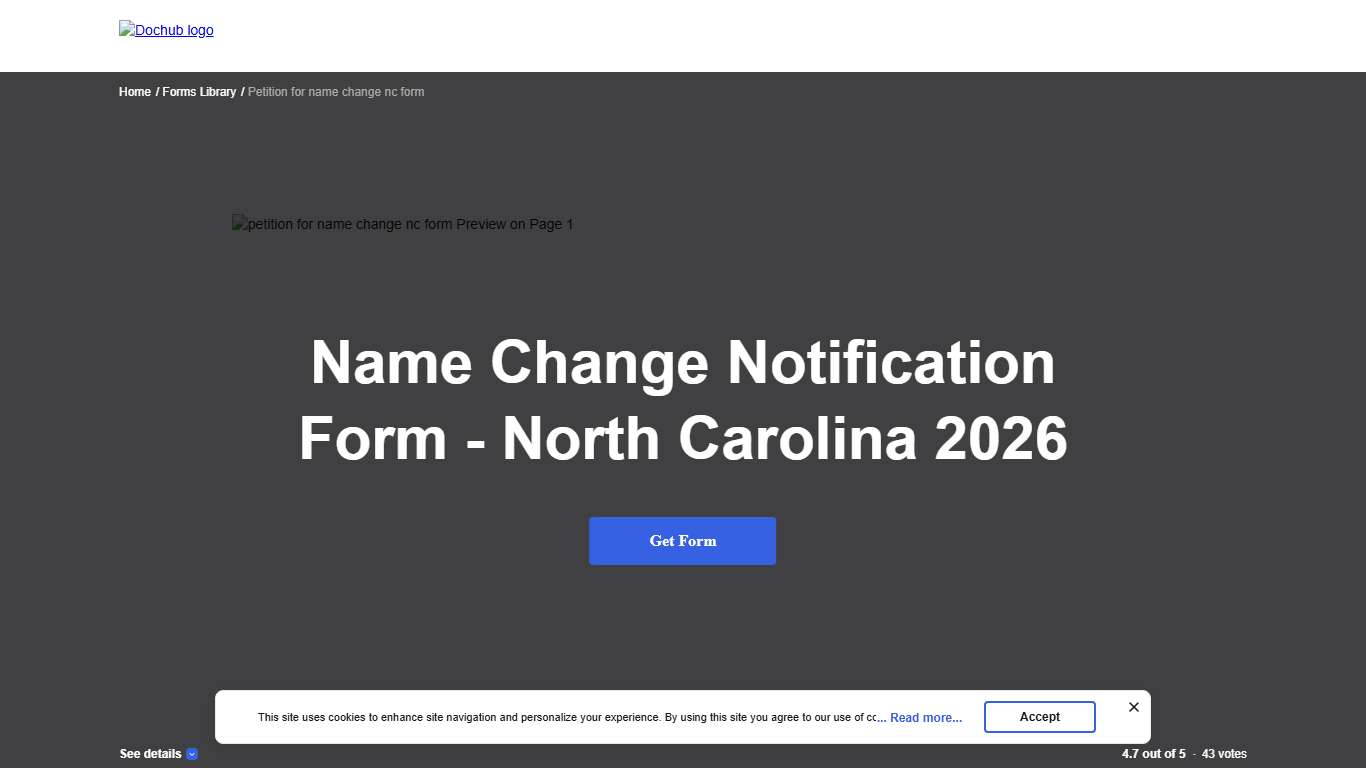 Petition for name change nc form: Fill out & sign online DocHub